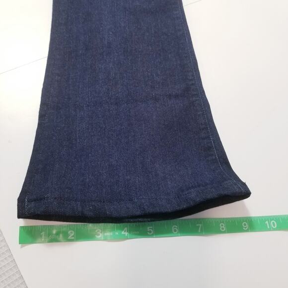 3x1 NYC The Bell Bottom Flare Jeans in Alpha Dark Wash Jeans - Picture 8 of 11